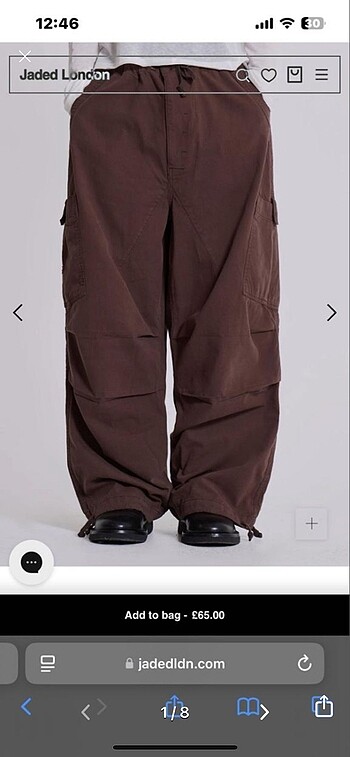 Jaded London Paraşüt Pantolon