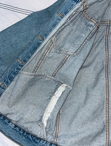s Beden Bershka Denim Çeket