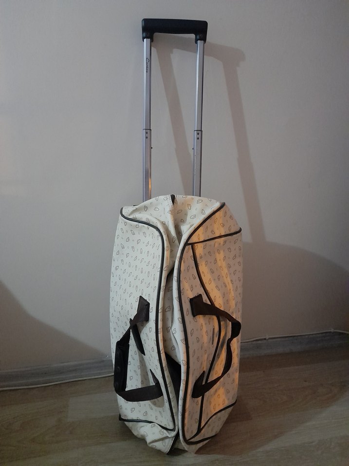 Baskılı Bej Yoga Kayışı - Görsel 5