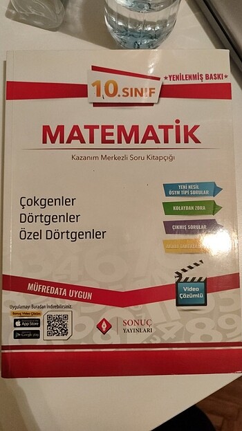 Sonuç yayınları 10.sınıf matematik kitabı