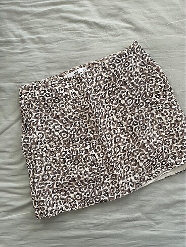Mango Keten Leopar Etek
