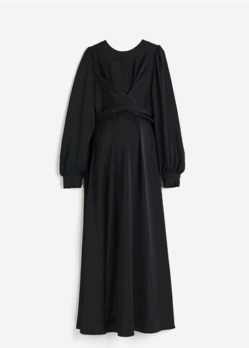 H&M Hamile Saten elbise