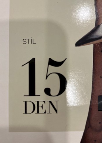 Penti Siyah Puantiyeli İnce Külotlu Çorap 15 DEN