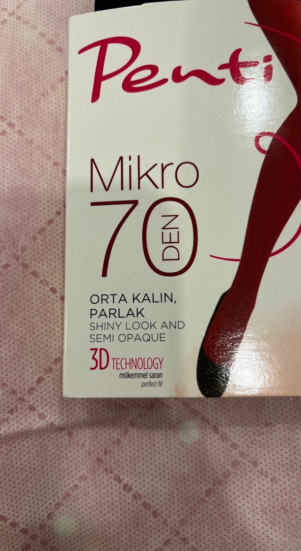Penti Mikro 70Den Lacivert Külotlu Çorap - Görsel 2