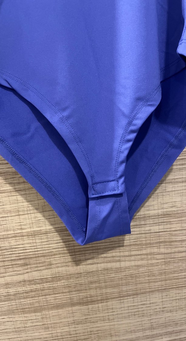 Lila Kadın Sıfır Kollu bodysuit - Görsel 4