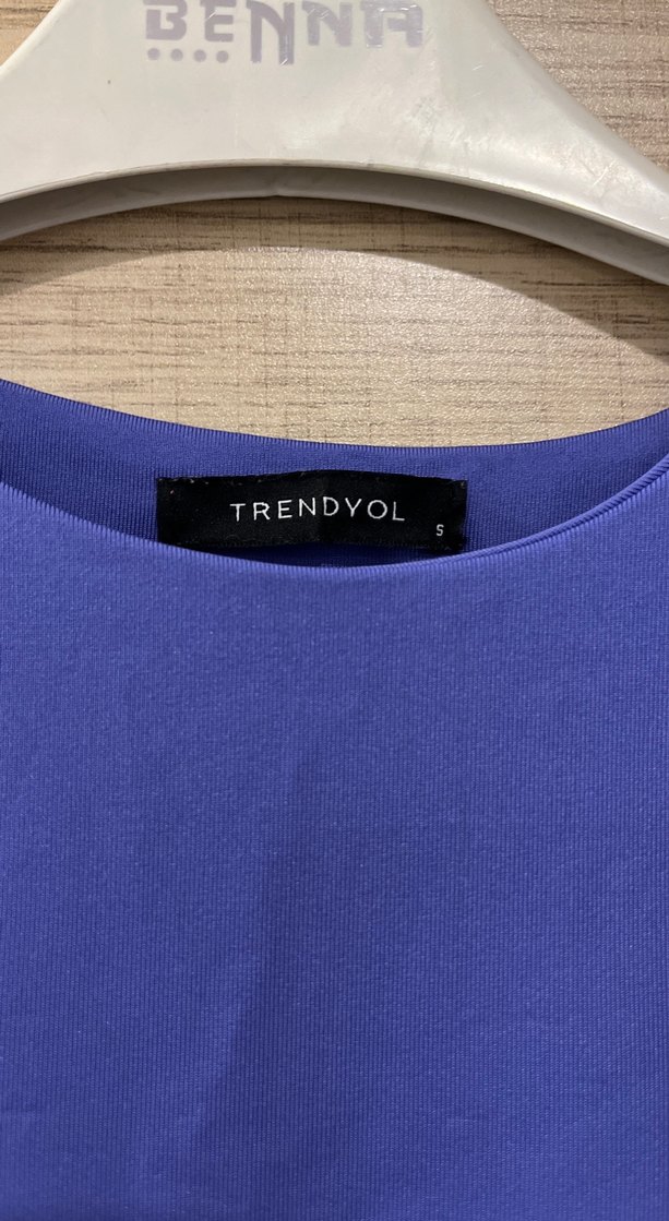 Lila Kadın Sıfır Kollu bodysuit - Görsel 3