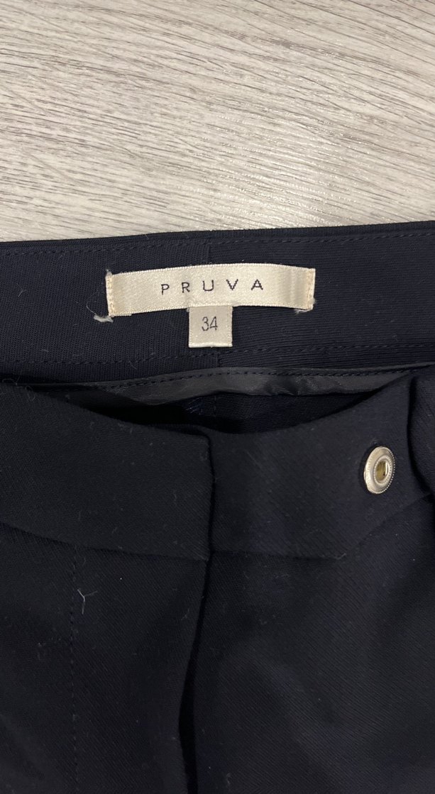 Kadın Lacivert Kumaş Pantolon - Görsel 2