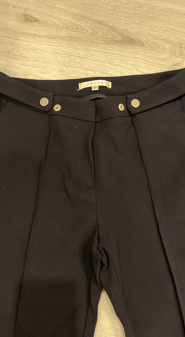 Kadın Lacivert Kumaş Pantolon - Görsel 3