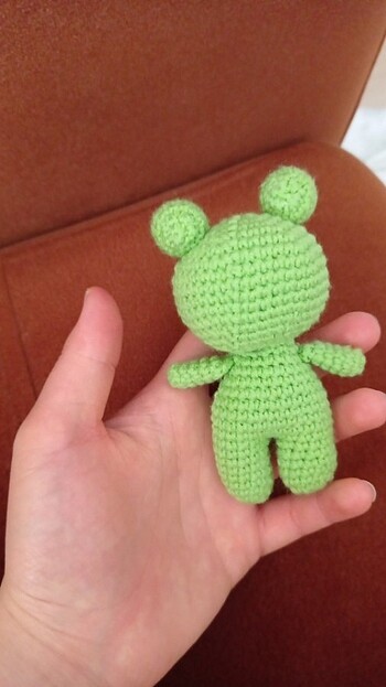 Beden Amigurumi Kurbağa Anahtarlık