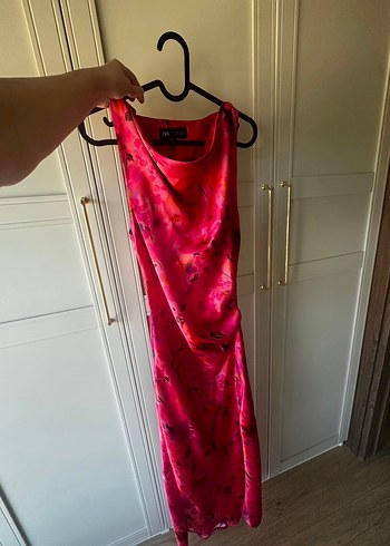 Drape zara elbise 1 kere kullanıldı - Görsel 3