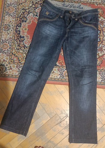 Polo kadın Lacivert Denim Rahat Kesim Pantolon