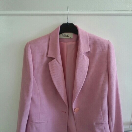 36 Beden pembe Renk blazer ceket 