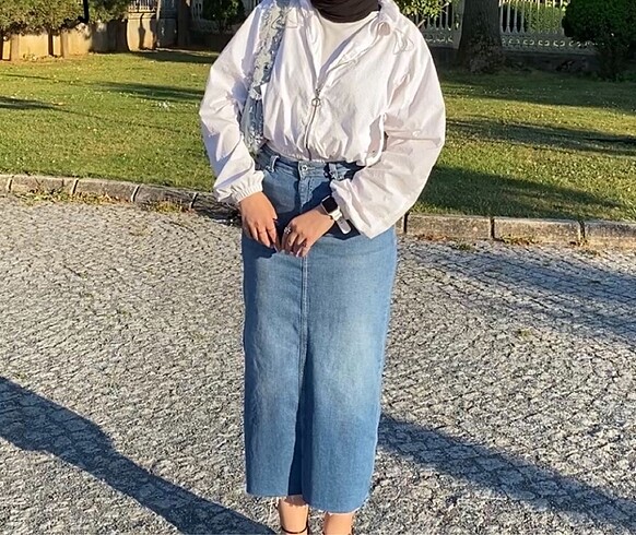 38 Beden Bershka kot etek