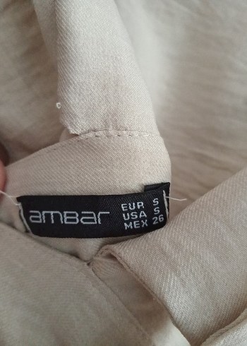 s Beden ten rengi Renk Beyaz Keten Midi Askılı Elbise