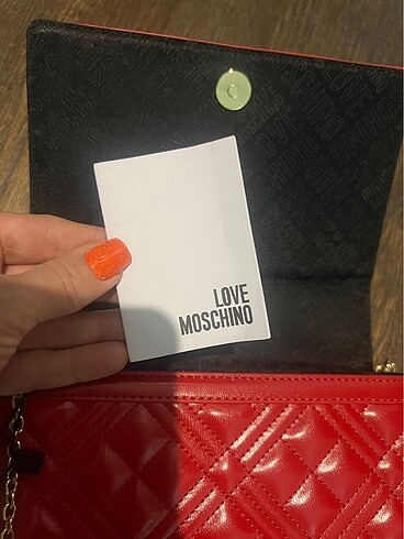 Beden kırmızı Renk lıve moschino kadın kol çantası