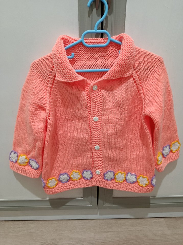 Renkli Nakışlı Bohem Kız Hırka - Görsel 4