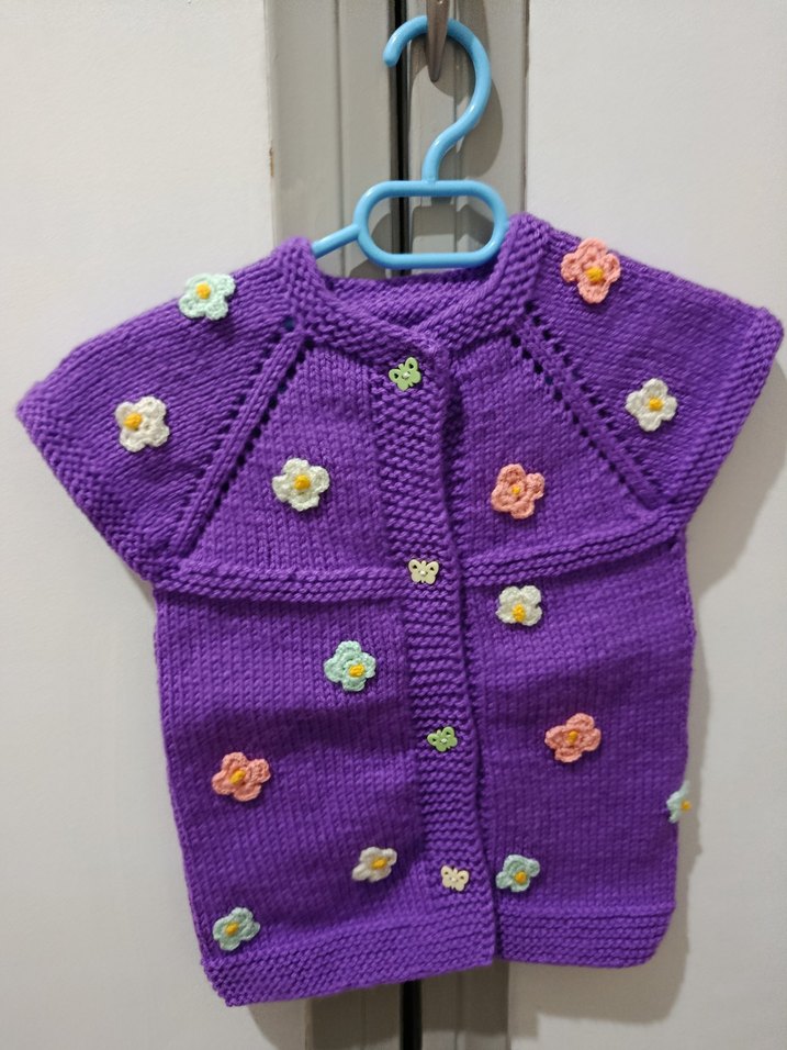 Renkli Nakışlı Bohem Kız Hırka - Görsel 2