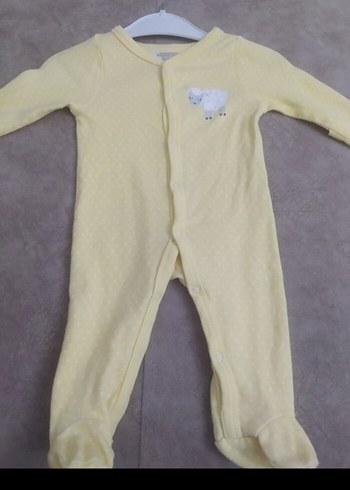 Beyaz Uzun Kollu Bebek Tulum Seti - Görsel 2