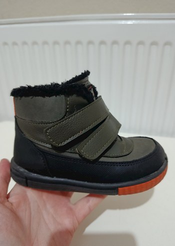 Kemerli Kamuflaj Desenli Erkek Çocuk Botu - Görsel 3