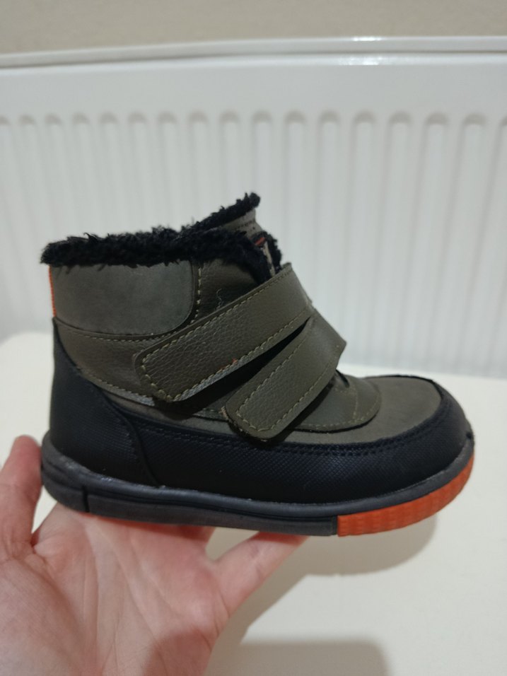 Kemerli Kamuflaj Desenli Erkek Çocuk Botu - Görsel 3