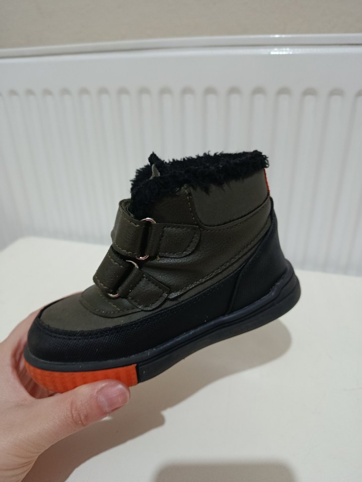 Kemerli Kamuflaj Desenli Erkek Çocuk Botu - Görsel 2