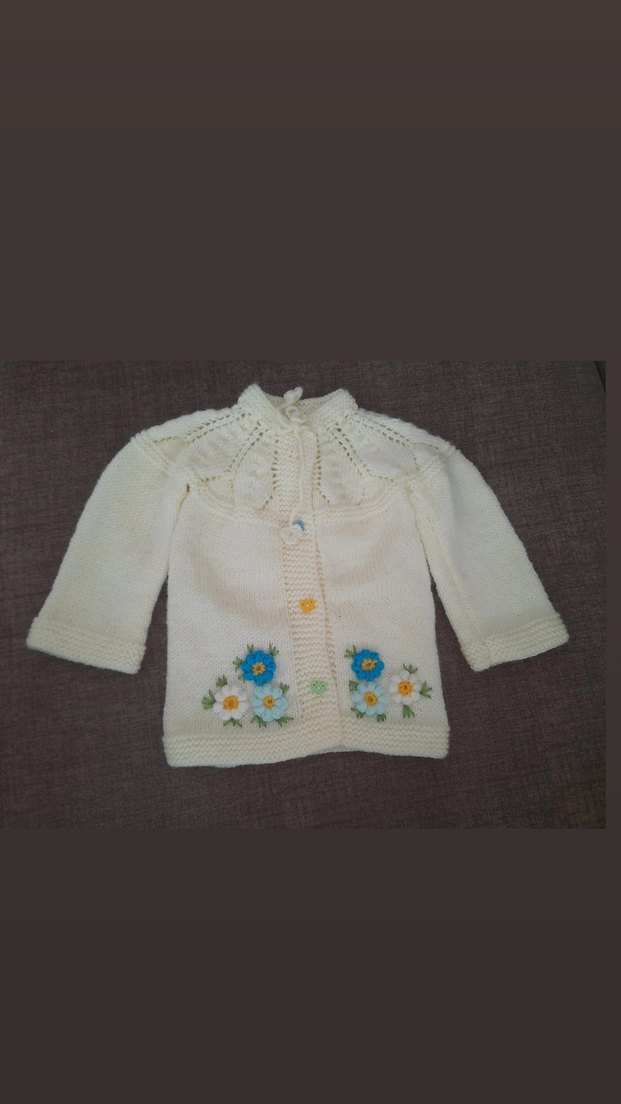 bebek örgü yelekleri - Görsel 2