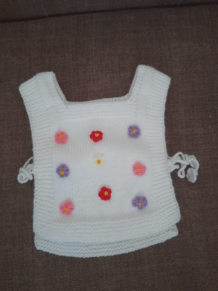bebek örgü yelekleri - Görsel 3