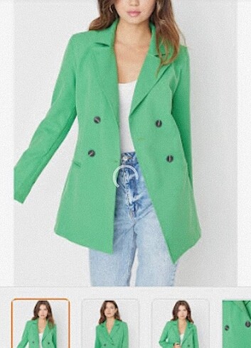 Yeşil Blazer Ceket