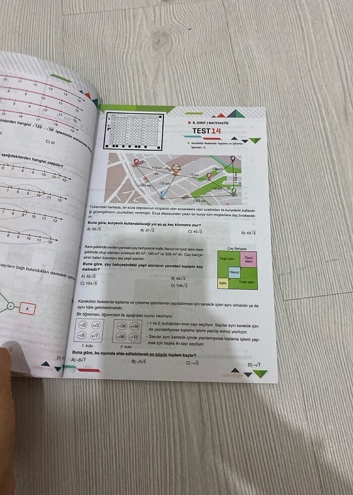 Puan yayınları 8.sınıf matematk yaprak test - Görsel 3