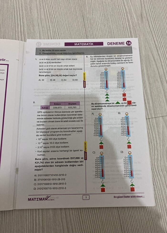 Lgs matematik deneme - Görsel 3