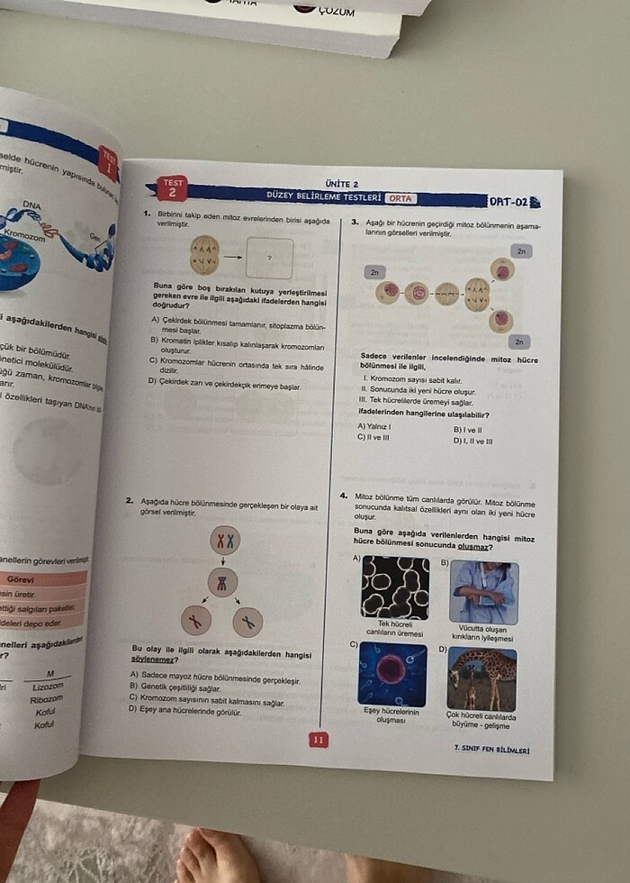 7.sınıf fen bilimleri soru bankası - Görsel 3