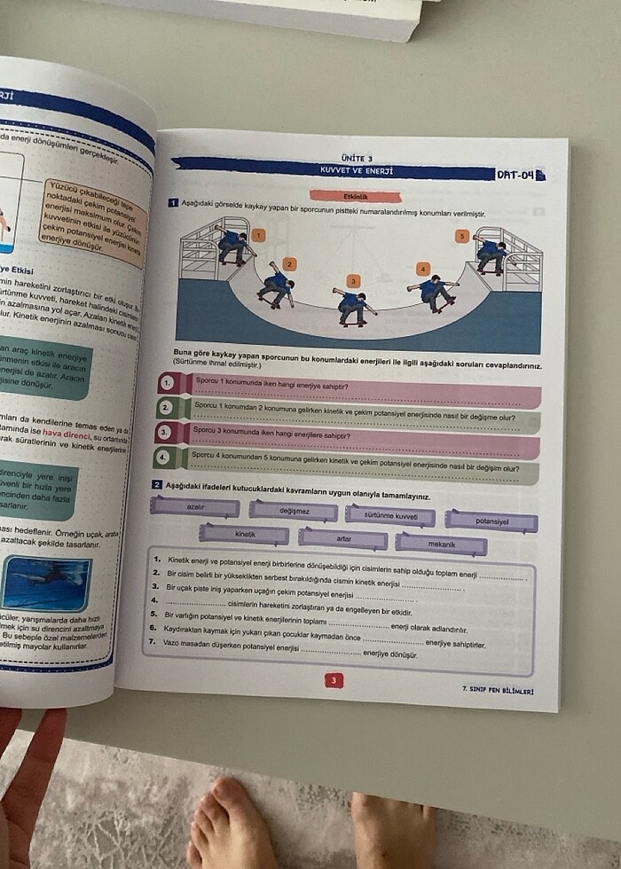 7.sınıf fen bilimleri soru bankası - Görsel 4
