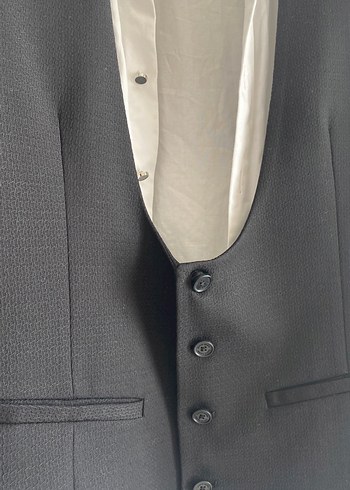 Klasik Siyah Erkek Takım Elbise - Görsel 8