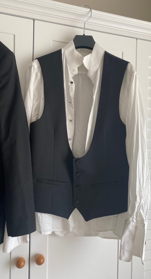 Klasik Siyah Erkek Takım Elbise - Görsel 2