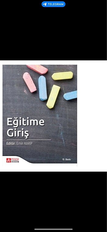 Eğitime giriş