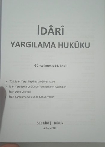  Beden İdari Yargılama Hukuku - Prof. Dr. Ramazan Çağlayan