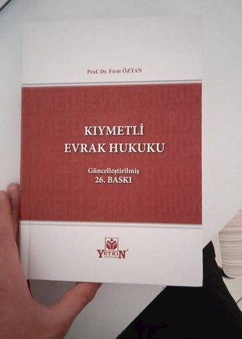 Kıymetli Evrak Hukuku - Güncellenmiş 26. Baskı