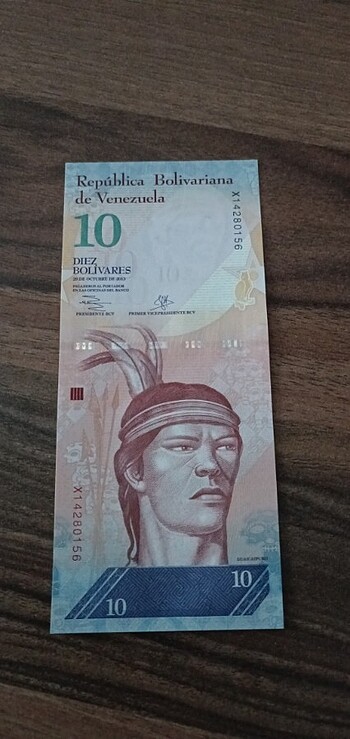 2013 Venezuela 10 Bolivares Çil