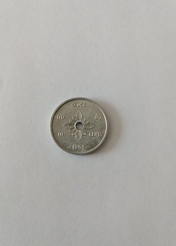 1952 Laos 10 cents - Görsel 2