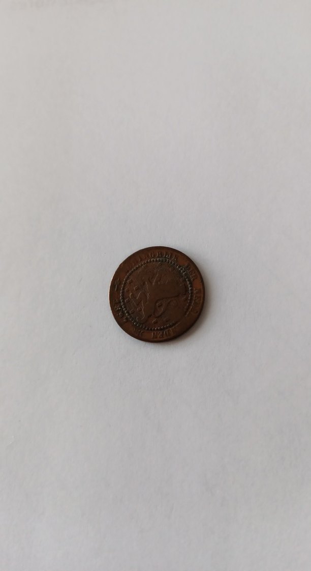 1897 Hollanda 1 cent - Görsel 3