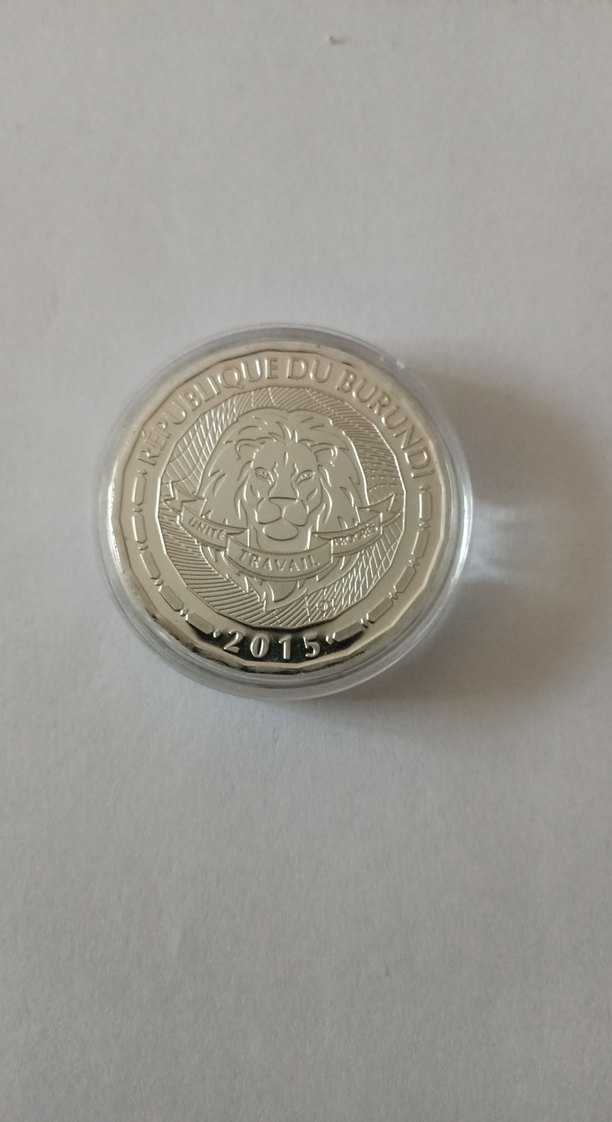 2015 Burundi 100 Francs hatıra proof - Görsel 2