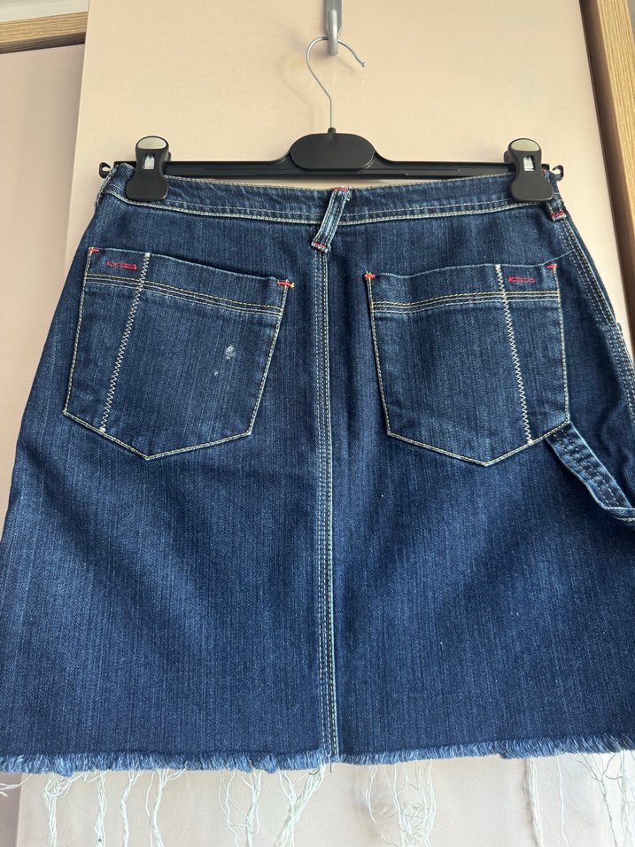 Kadın kot Etek - Görsel 3