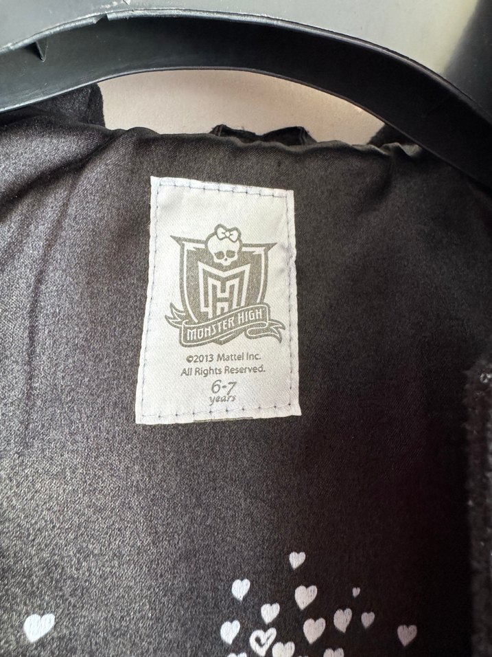 Kız Çocuk Siyah Düğmeli Kaban - Görsel 3