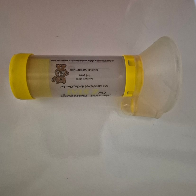 AeroChamber Sarı Bebek Solunumu Odası 1-5 yaş - Görsel 3