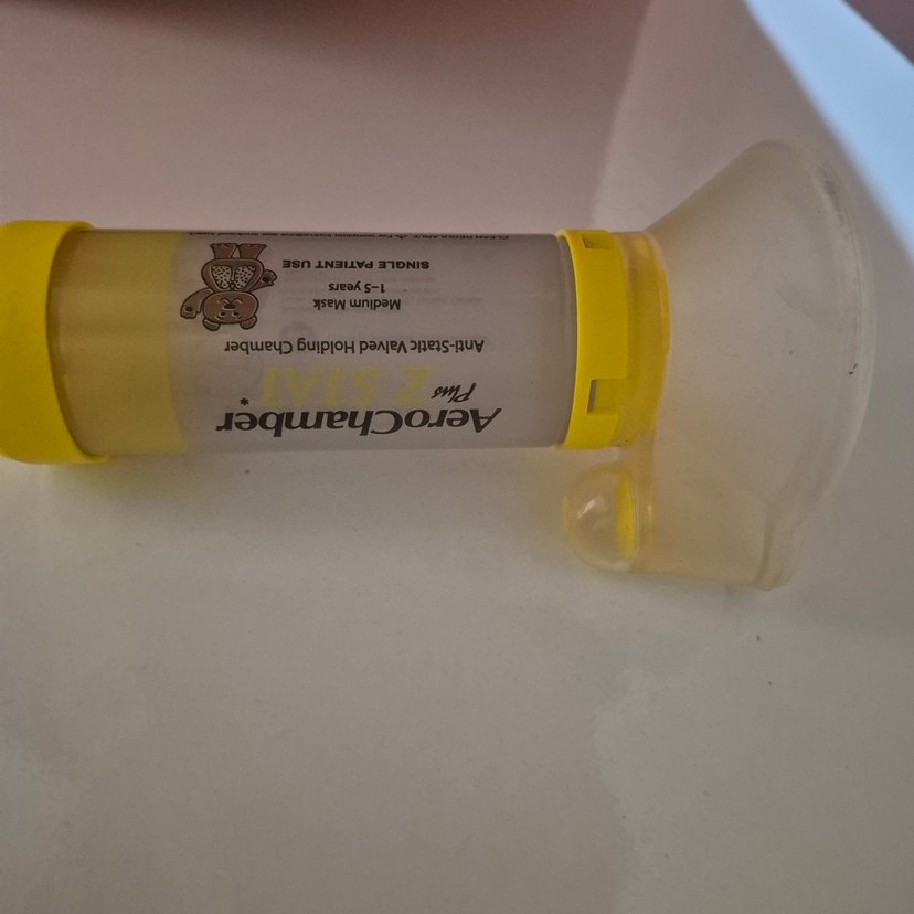 AeroChamber Sarı Bebek Solunumu Odası 1-5 yaş - Görsel 2