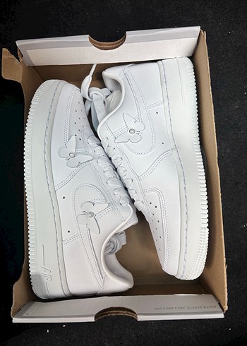 Nike Air Force 1 Beyaz Minimal Sneaker 38 5 Numara
