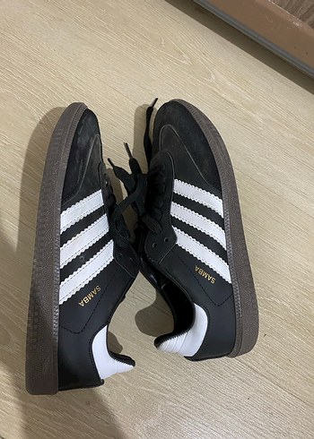 Siyah Beyaz Adidas Spor Ayakkabı - Görsel 3