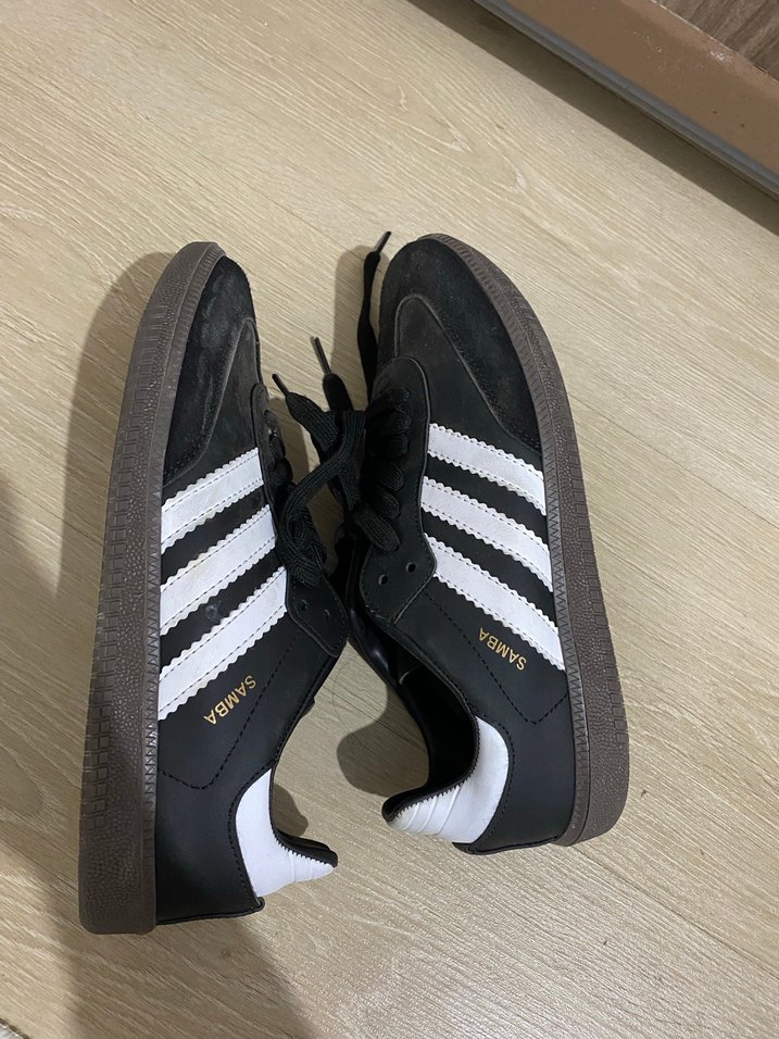 Siyah Beyaz Adidas Spor Ayakkabı - Görsel 3