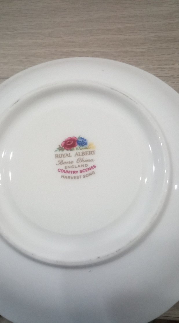 Çiçek Desenli Pastel Renkli Tabak - Görsel 2