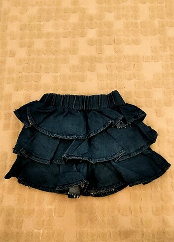 Koton Kids Kız Bebek Jean Etek